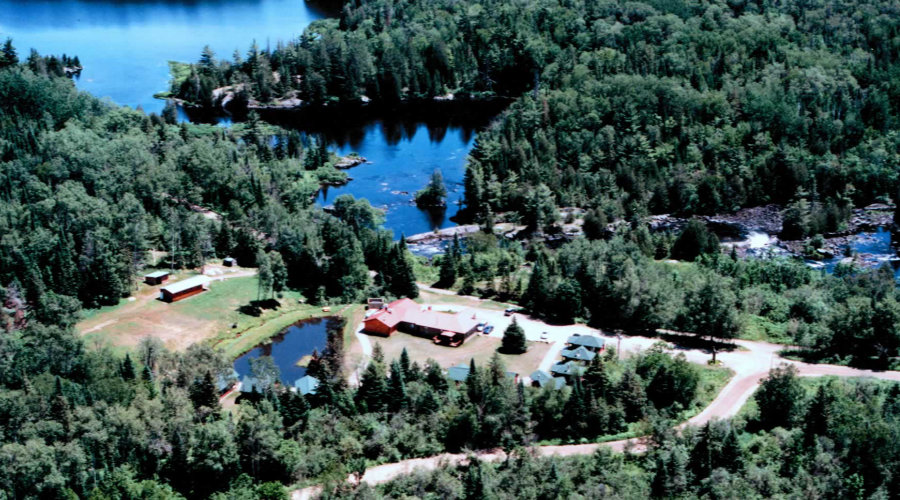 Arial View of Adventure Lodge